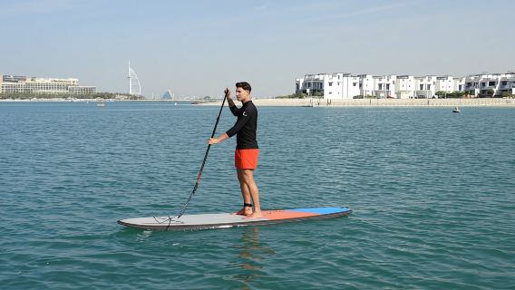Stand Up Paddle Boarding (SUP) on The Palm Jumeirah - Rental for One Hour
