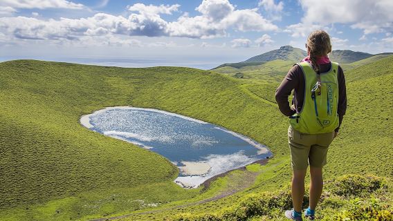 Guided tour of volcanoes and lakes on Pico Island