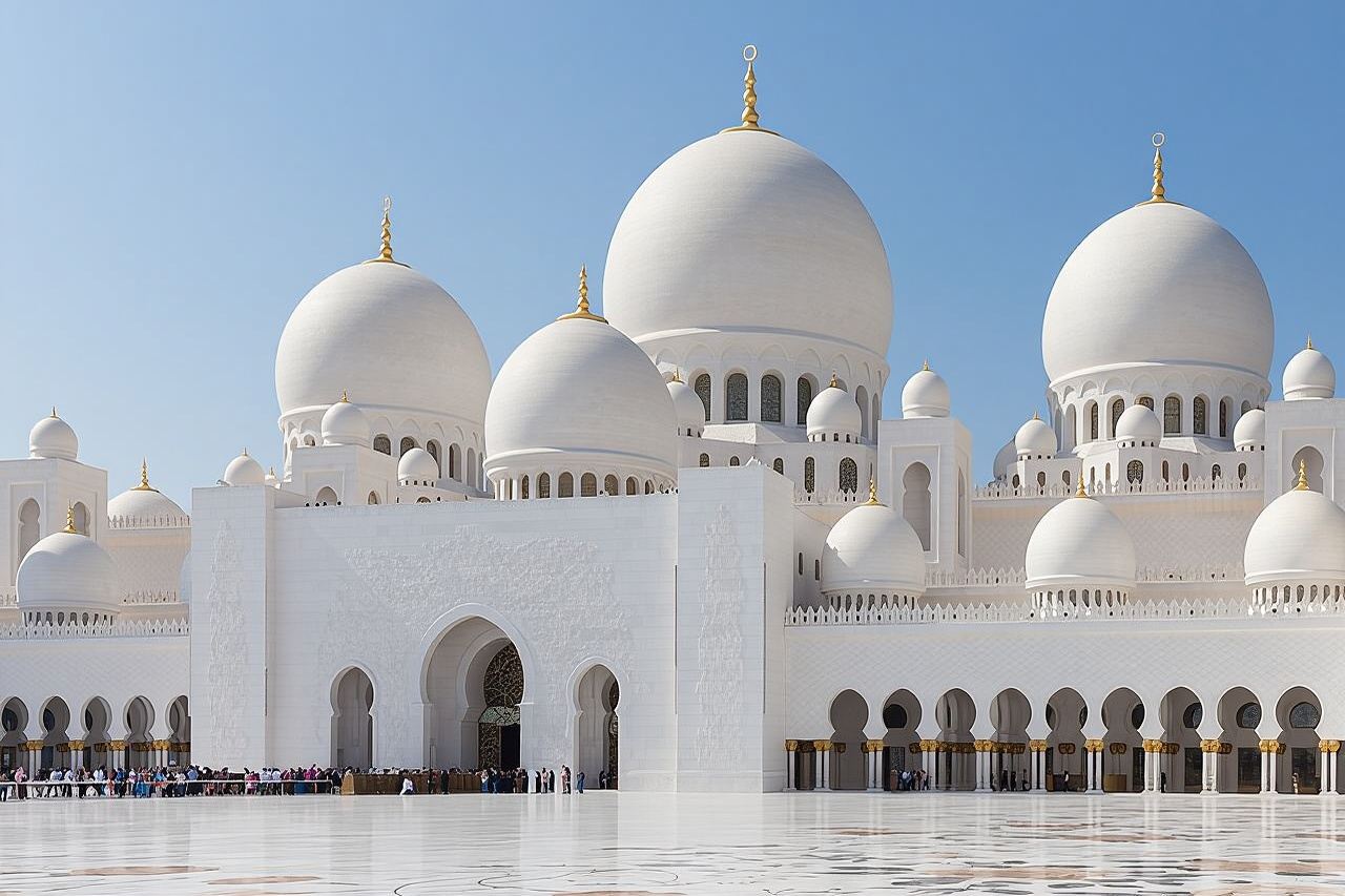 Full Day Abu Dhabi City Tour Sheikh Zayed Grand Mosque from Dubai