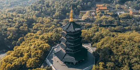 下午半日:杭州雷峯塔+西湖遊船+三潭印月+導遊講解+18人團