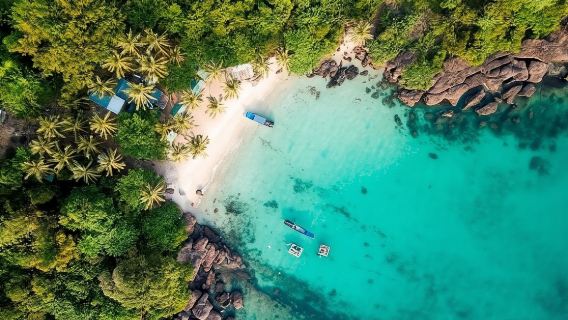 Phu Quoc Island Coral Park + May Rut Island + Gam Ghi Island + Thom Island + Water Park [Buffet Lunch]