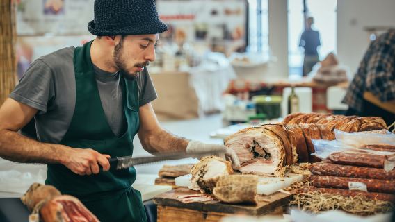 Roma: Degustazione e lezione al Mercato Vaticano