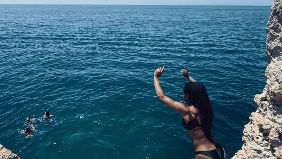 From Faro: Benagil, Algar Seco, and Marinha Adventure Tour