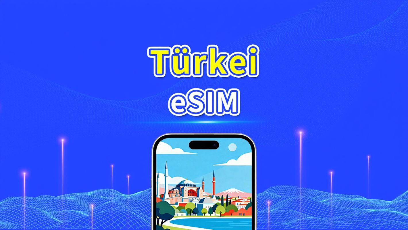 Türkei eSIM | 5G/4G | Tagespass/Gesamtdatenpaket | 1–30 Tage | 24-Stunden-Abrechnung | QR-Code