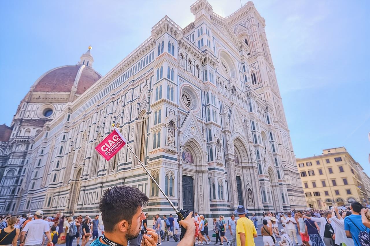 Tour giornaliero a piedi nel centro storico di Firenze + Galleria dell'Accademia|Include visita guidata + biglietto d'ingresso