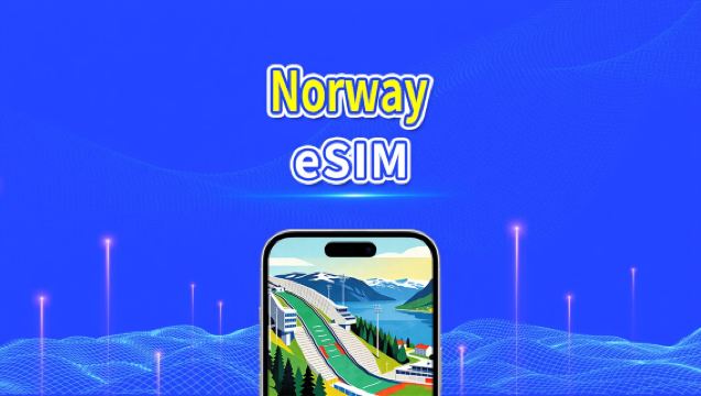 Norway eSIM | 5G/4G | High-speed data | 24 hours | 1-30 days | QR code