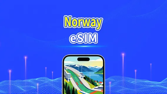 Norway 5G eSIM  | 3 Networks Covered | Fully Supports AI & TikTok | Daily/Total Data Package | 1–30 Days | 24-Hour Billing | QR Code