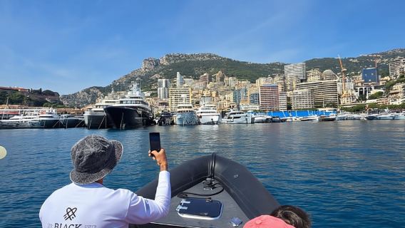 Nice to Monaco Boat Tour with Mala Cove Swim Stop