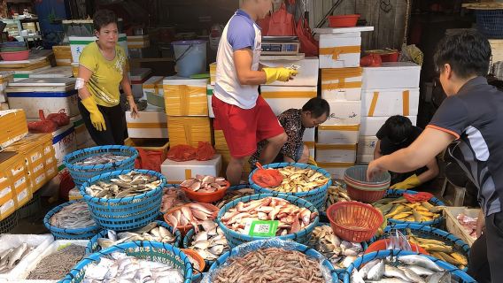 Esperienza privata nella vecchia Xiamen dell'isola di Gulangyu, Zhongshan Road, 8° mercato