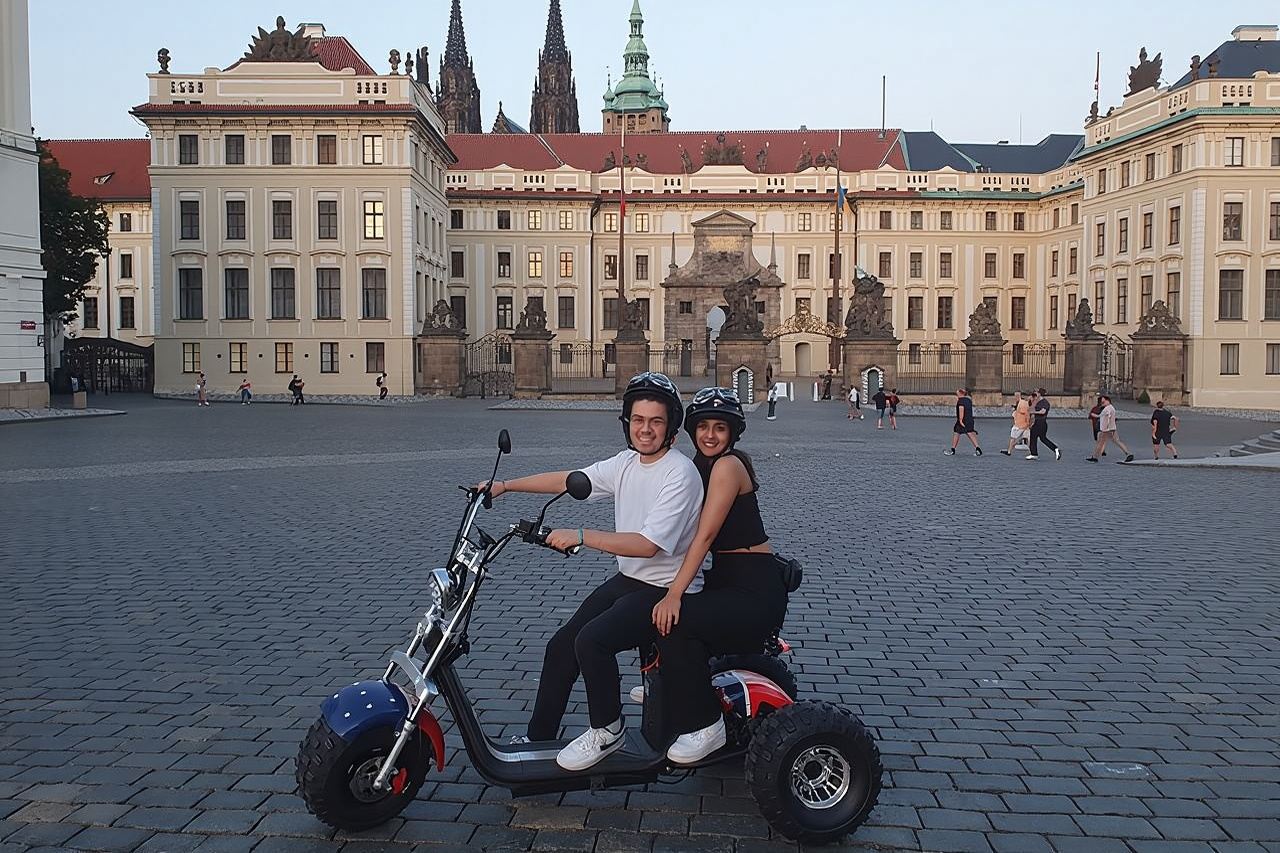Electric Trike Tour in Prague - City Sightseeing & Fun Riding