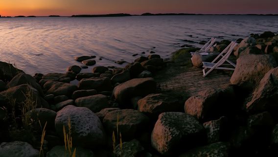 Private sunset lounge experience