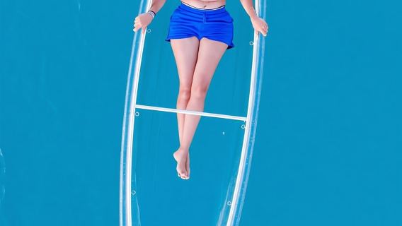 Zanzibar: Transparent Kayak and Drone (with Pickup Included)