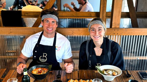 Professional Ramen & Gyoza with Ramen Chef in a restaurant!
