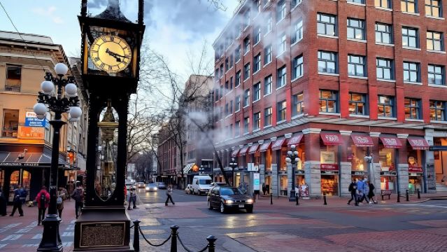 Pemandangan bandar Vancouver eksklusif dengan Canada Place + Menara Pemandangan Vancouver + Taman Ratu Elizabeth