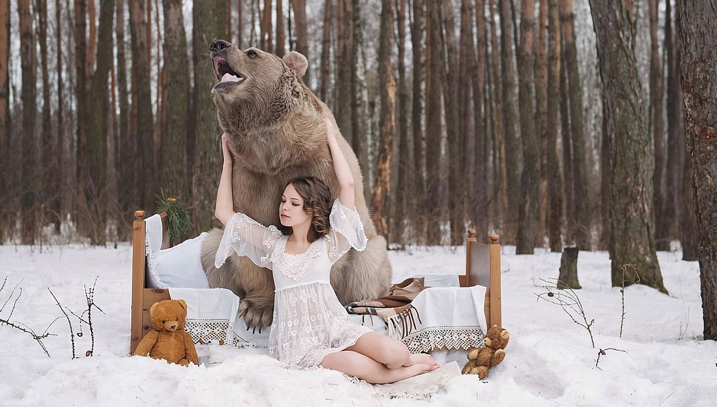 세르기예프 포사트+트리니티 라브라 수도원+성모 승천 대성당+곰 포옹 체험