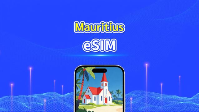 Mauritius eSIM | 4G | Gói ngày/Gói dữ liệu tổng | 1–30 ngày | Tính phí mỗi 24 giờ | Mã QR