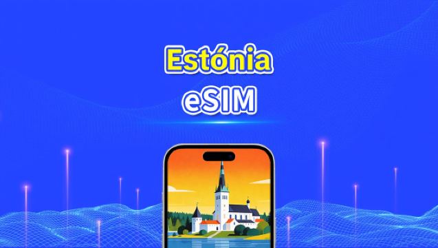 eSIM da Estônia | Dados de alta velocidade | 5G/4G | Pacote diário/de dados | 1-30 dias | 24 horas | Código QR