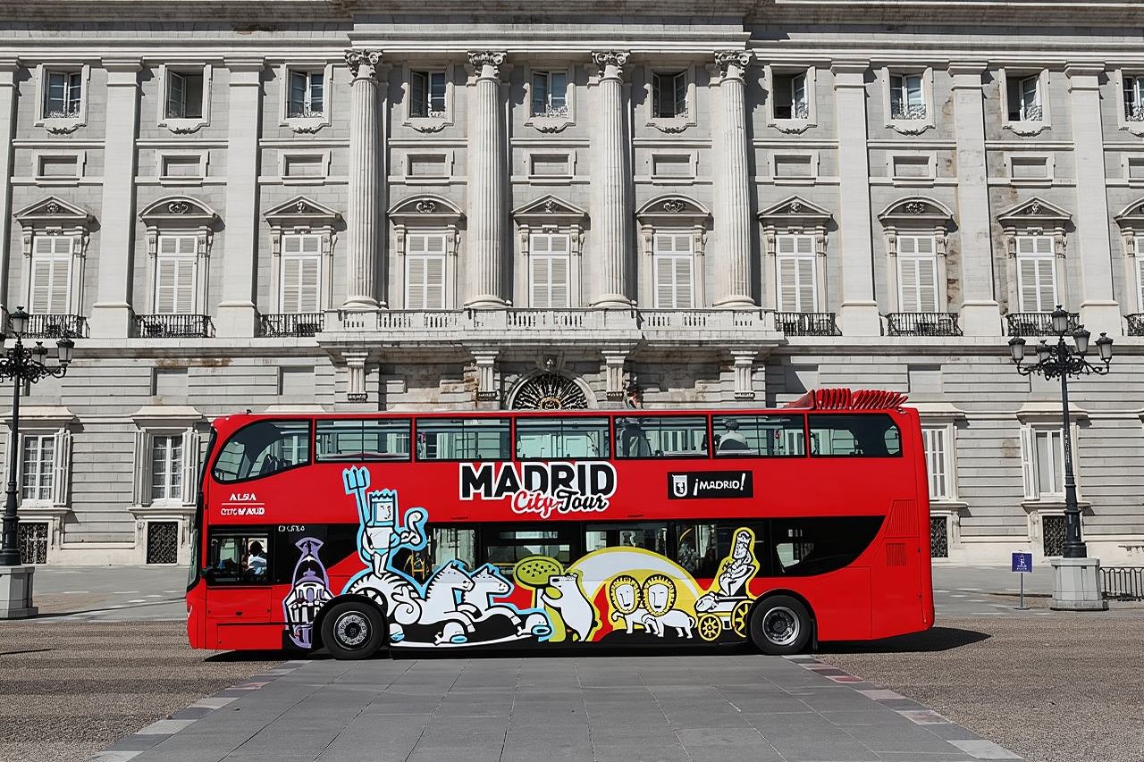 Tour panoramico in autobus della città di Madrid