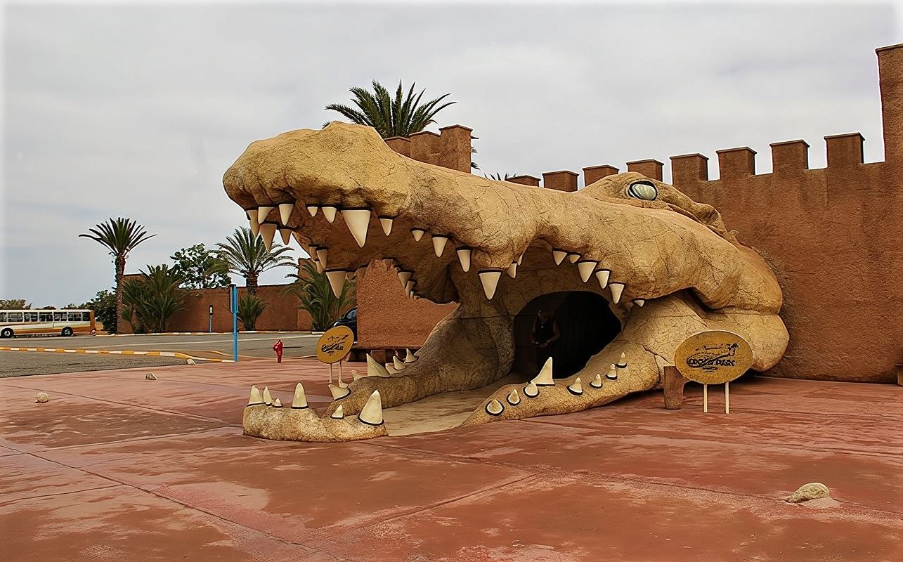 Dịch vụ đặt vé và đưa đón dễ dàng đến Công viên Cá sấu Agadir