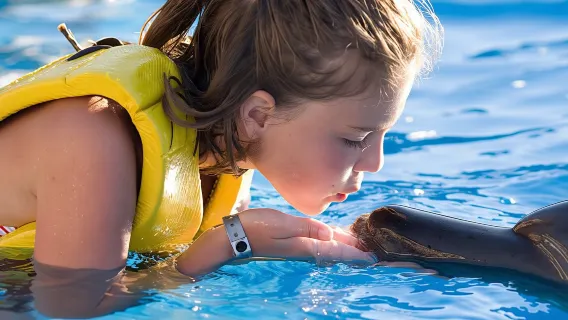 Phuket Dolphinarium Nemo [Spettacolo di delfini/foto con i delfini/balla con i delfini/esperienza interattiva]