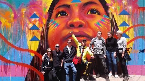 Graffiti Tour in La Candelaria Bogotá with Transportation