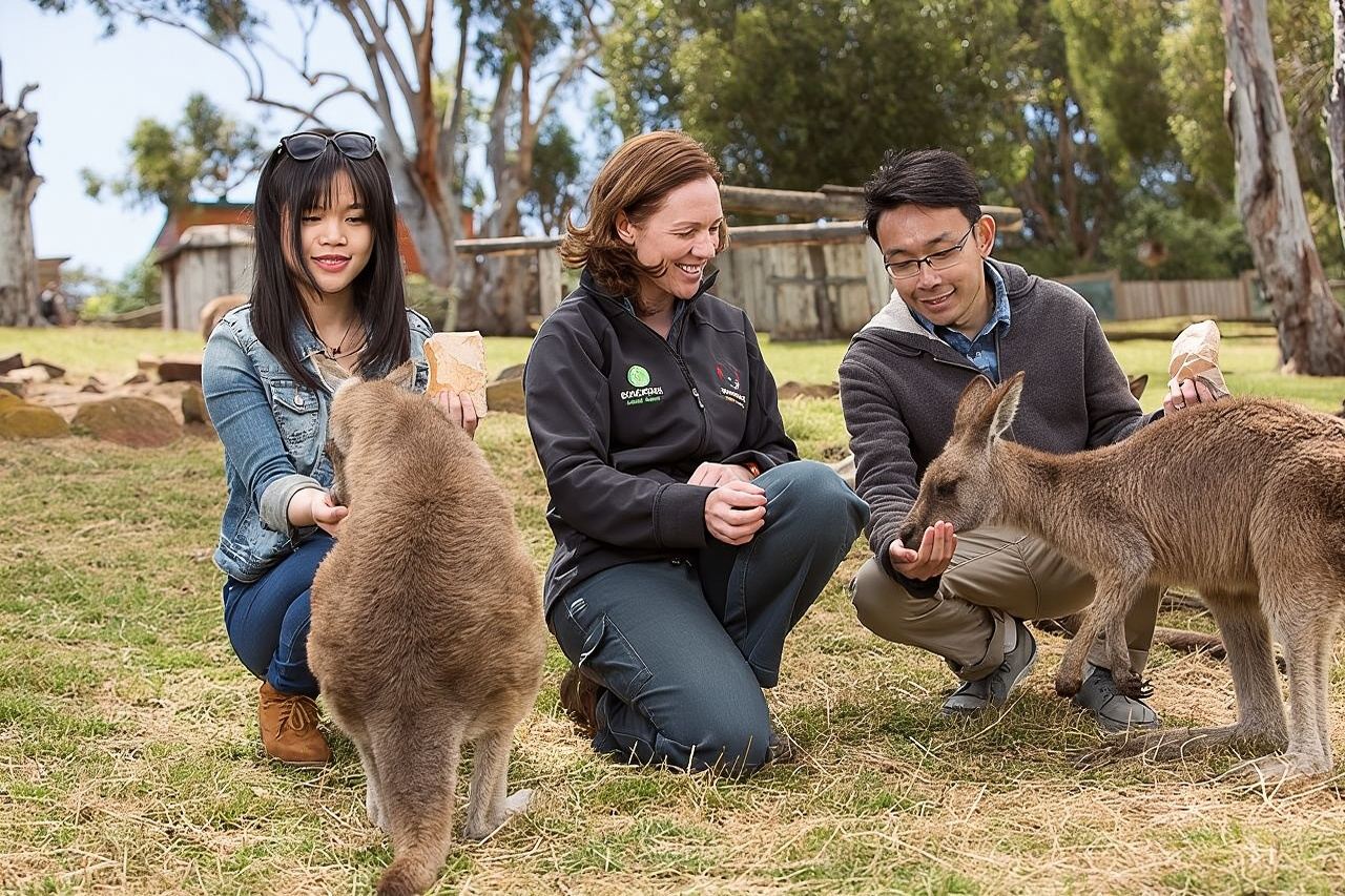 Tour pomeridiano al Bonorong Wildlife Park e a Richmond da Hobart