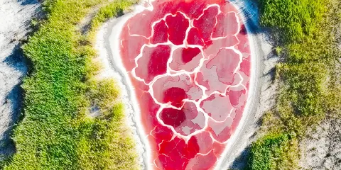 【五湖穿越專線】騰格里沙漠+烏蘭湖+騰格裡沙漠龍眼翡翠湖一日遊/贈航拍