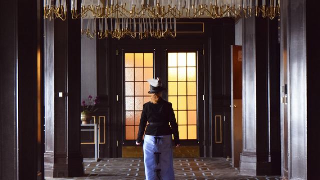 ケベック・シティーのフェアモント・ル・シャトー・フロントナックのガイド付きツアー