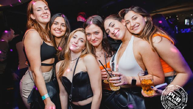 Prague Pub Crawl with Unlimited Drinks & 5 story club Entry