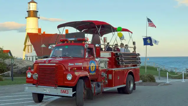 포틀랜드 메인 빈티지 소방차 관광 투어