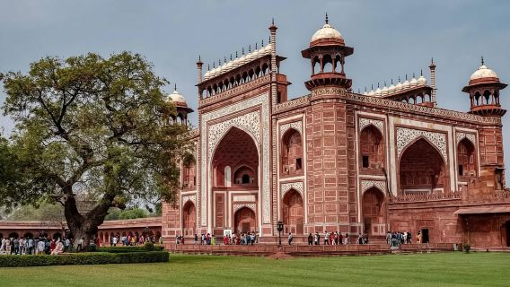 Agra: Taj Mahal sin colas y tour privado guiado de 3 horas