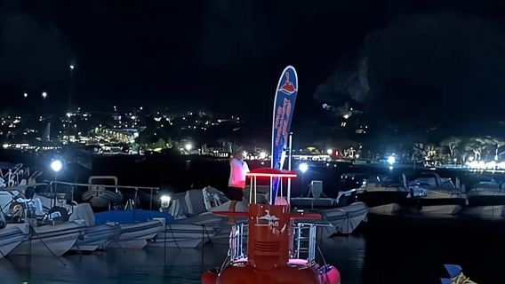 Từ Mondello: Tour tàu ngầm bán ngầm ban ngày hoặc ban đêm