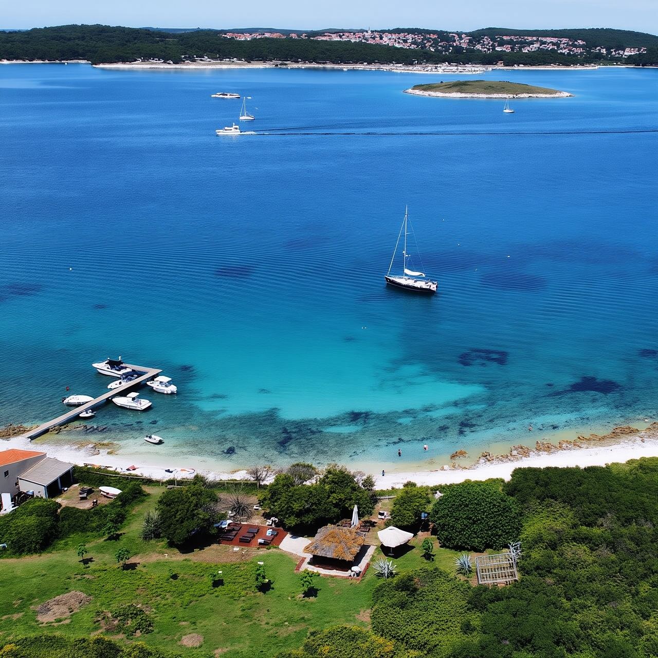 Perjalanan Perahu Sehari Penuh, Berenang di Gua, Makan Siang & Minuman - Medulin/Ceja