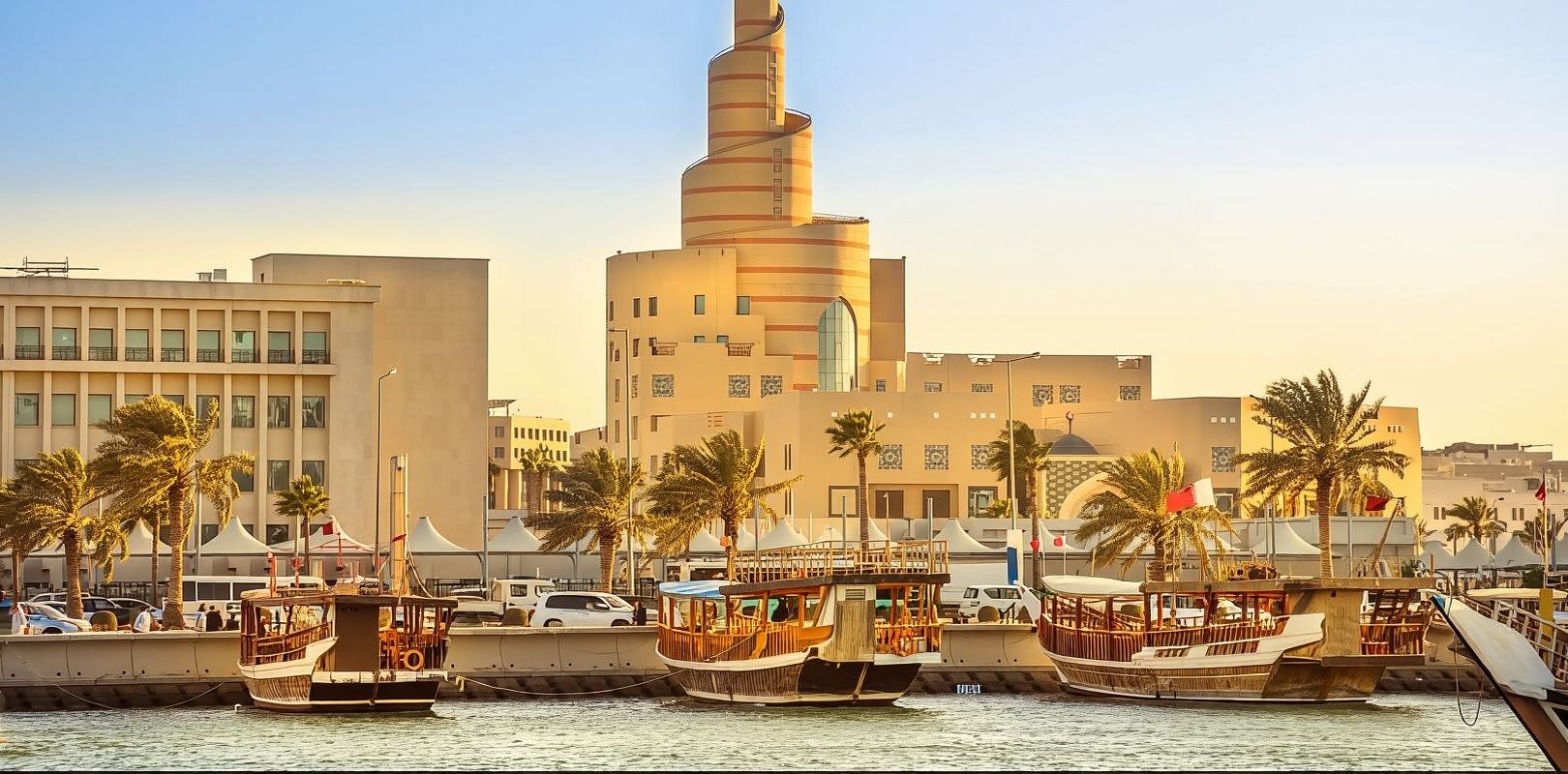 Doha Sunset Experience & Traditional Dhow Cruise with Dinner