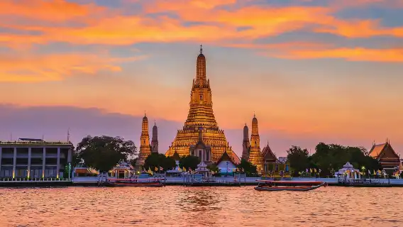 曼谷:臥佛寺、黃昏黎明寺和花卉市場之旅