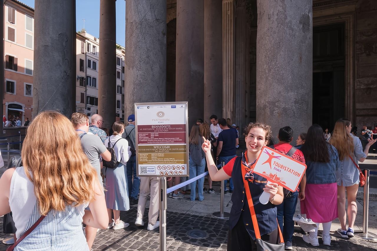 Rome: Tour đi bộ có hướng dẫn và Vé ưu tiên vào Đền Pantheon