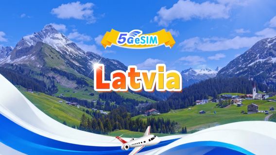 Latvia 5G eSIM|Total package|Total 1GB - 30GB|3–30 days|24-hour|QR code