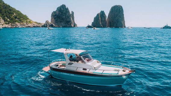 Capri Private Boat Tour from Sorrento, Positano or Amalfi 