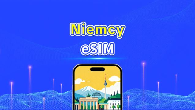 eSIM w Niemczech | 5G/4G | Pakiety dzienne/na dane | 24 godziny | 1-30 dni | Kod QR