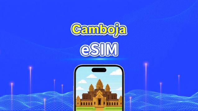 eSIM Camboja | 4G | Pacote diário/Pacote de dados | Dias corridos | 1-30 dias | Código QR