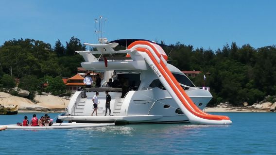 福建漳州東山島豪華遊艇包船出海體驗【遊艇觀光風動石、南門灣、蘇峰山等多景區】