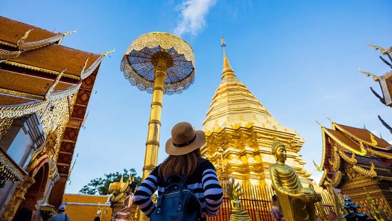 清邁素貼山+雙龍寺+清邁大學一日遊 清邁夜景/泰式火鍋可選