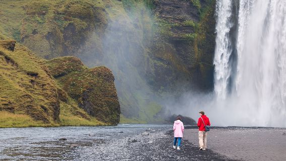 Tour per piccoli gruppi dell'Islanda meridionale, del ghiacciaio e della spiaggia di sabbia nera