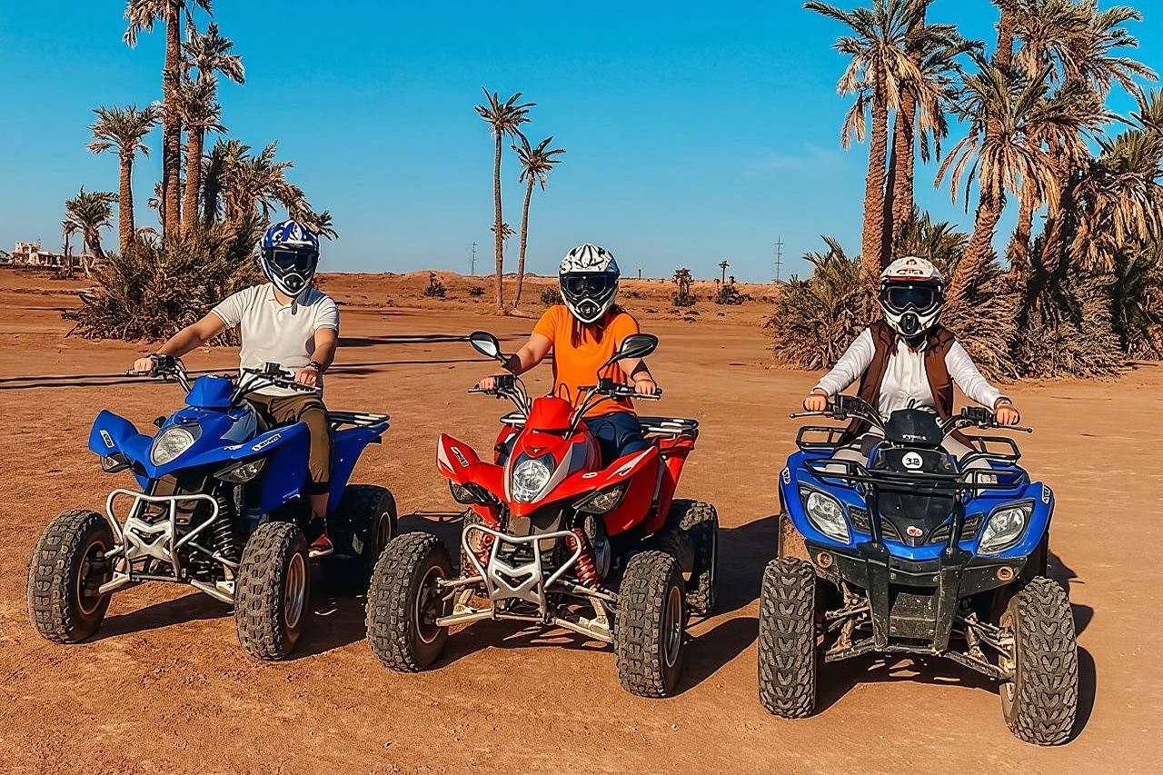 Quad tour to the Desert of the Palmeraie of Marrakech
