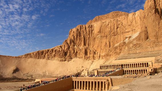 Luxor Halbtagestour Tal des Königs, Hatschpsut und Memnon
