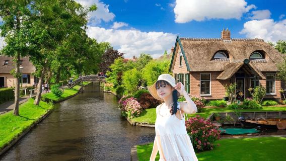 荷蘭阿姆斯特丹羊角村樂高小鎮風車村 中文團 可選船餐 一日遊