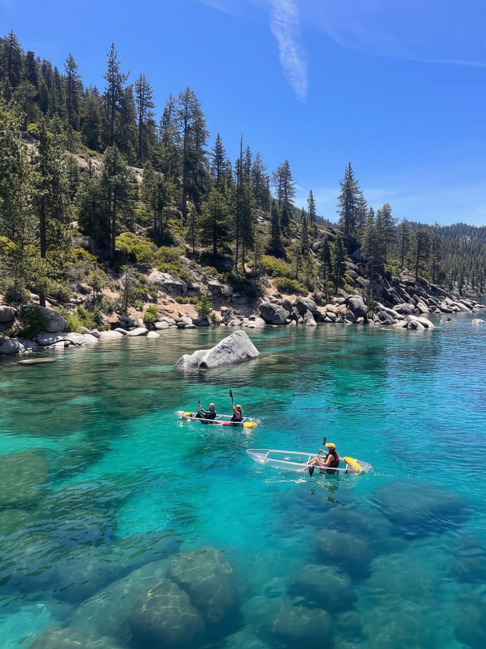 Lake Tahoe: Klare Kajaktour