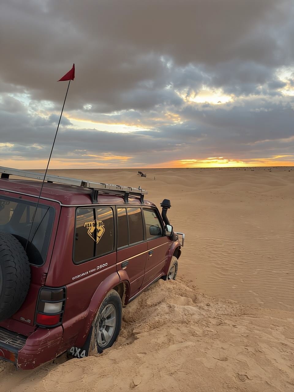 Sabria: Wüsten-Biwak-Erlebnis im Geländewagen mit Abendessen und Camping