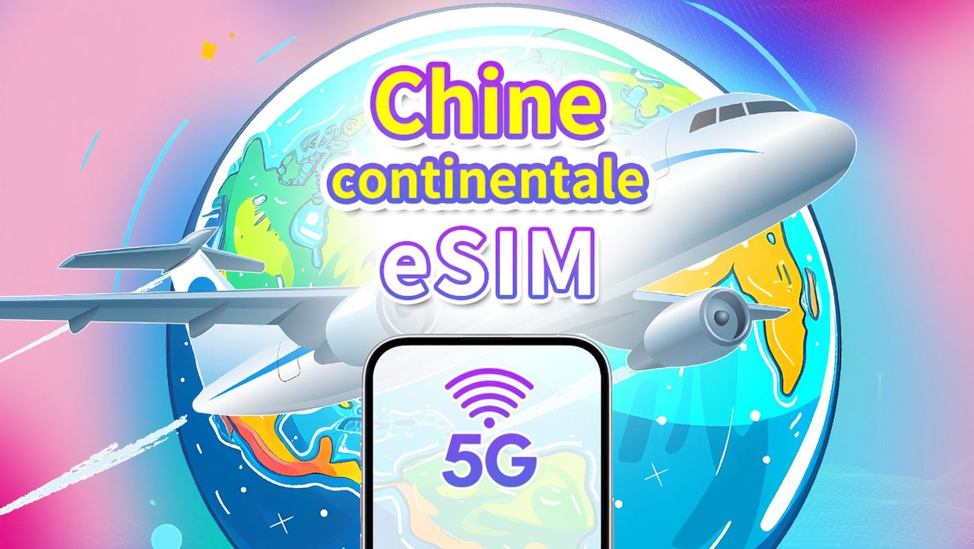 eSIM Chine Mainland 5G | Couverture des trois réseaux | Forfait Journalier/Forfait Data | 1-30 Jours | Facturation au Jour Calendrier | QR Code