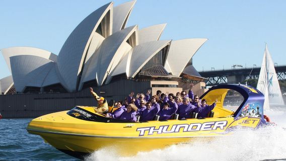 30-Minute Sydney Harbour Jet Boat Ride on Thunder Twist